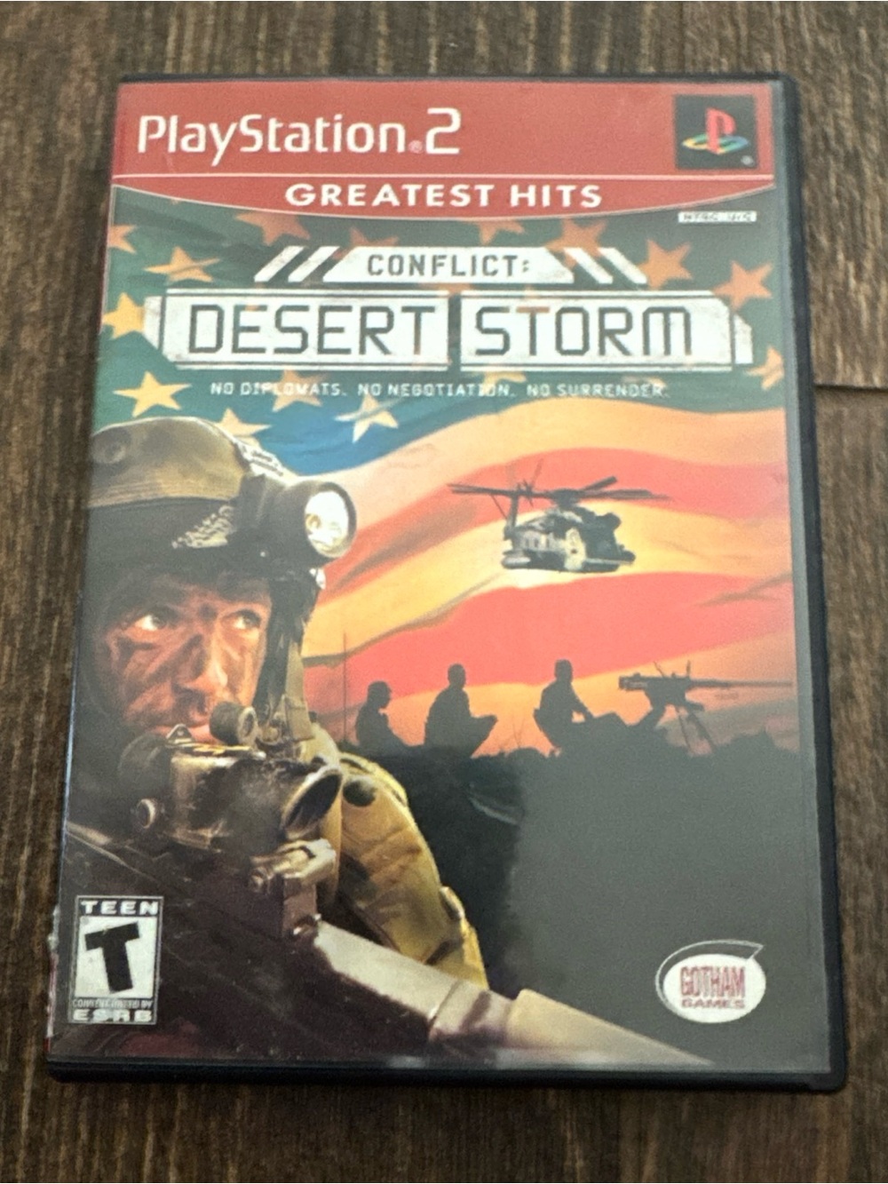 Sony PlayStation 2 Conflict: Desert Storm - Red, Black, Green Artwork